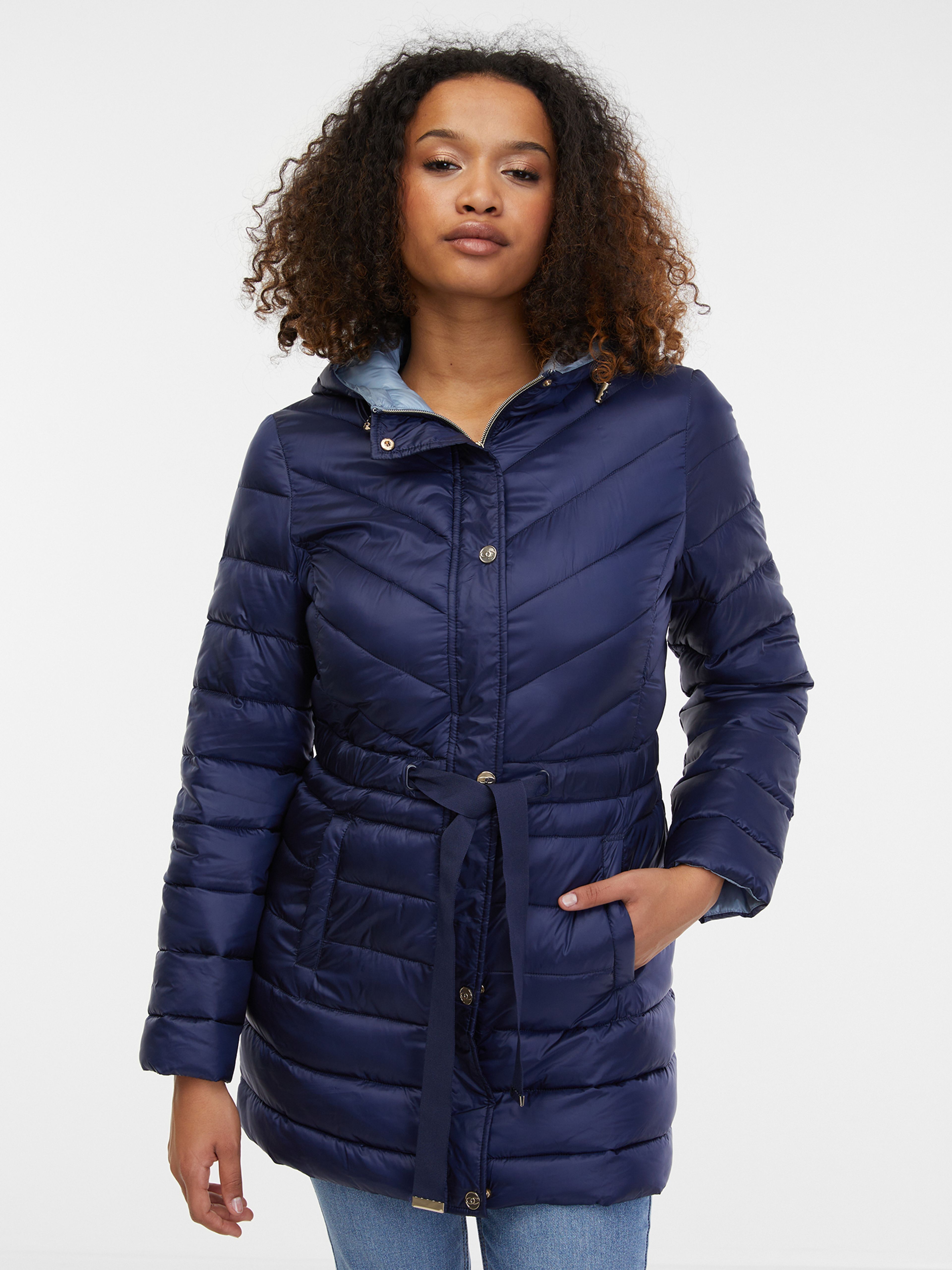Blauer Damenmantel ORSAY