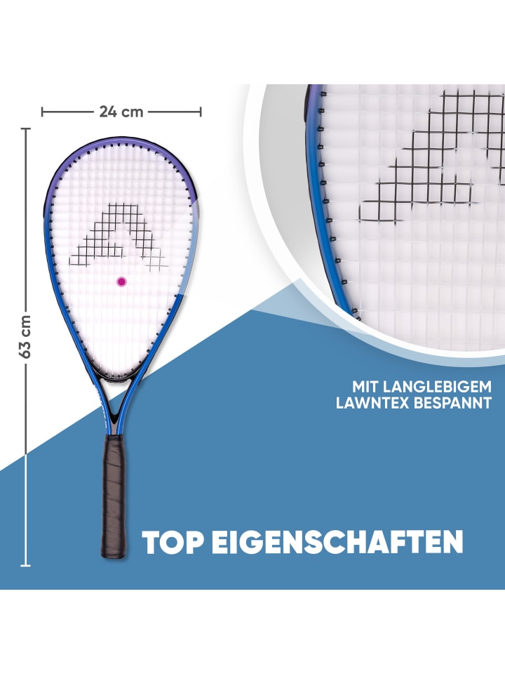 Apollo Badminton Schläger Set Kinder 