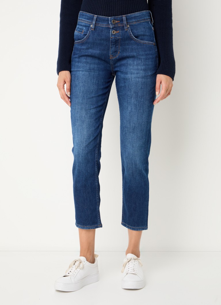 Jean Marc O'Polo taille mi-haute, coupe slim et court, extensible