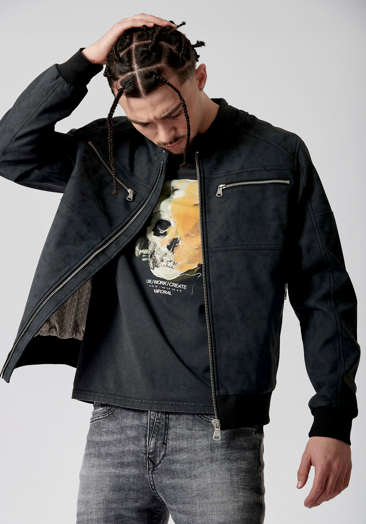 MIRAK  Blouson noir homme