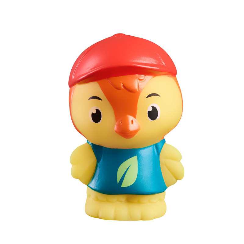 Lot de 4 figurines oiseaux Twitwit Klorofil