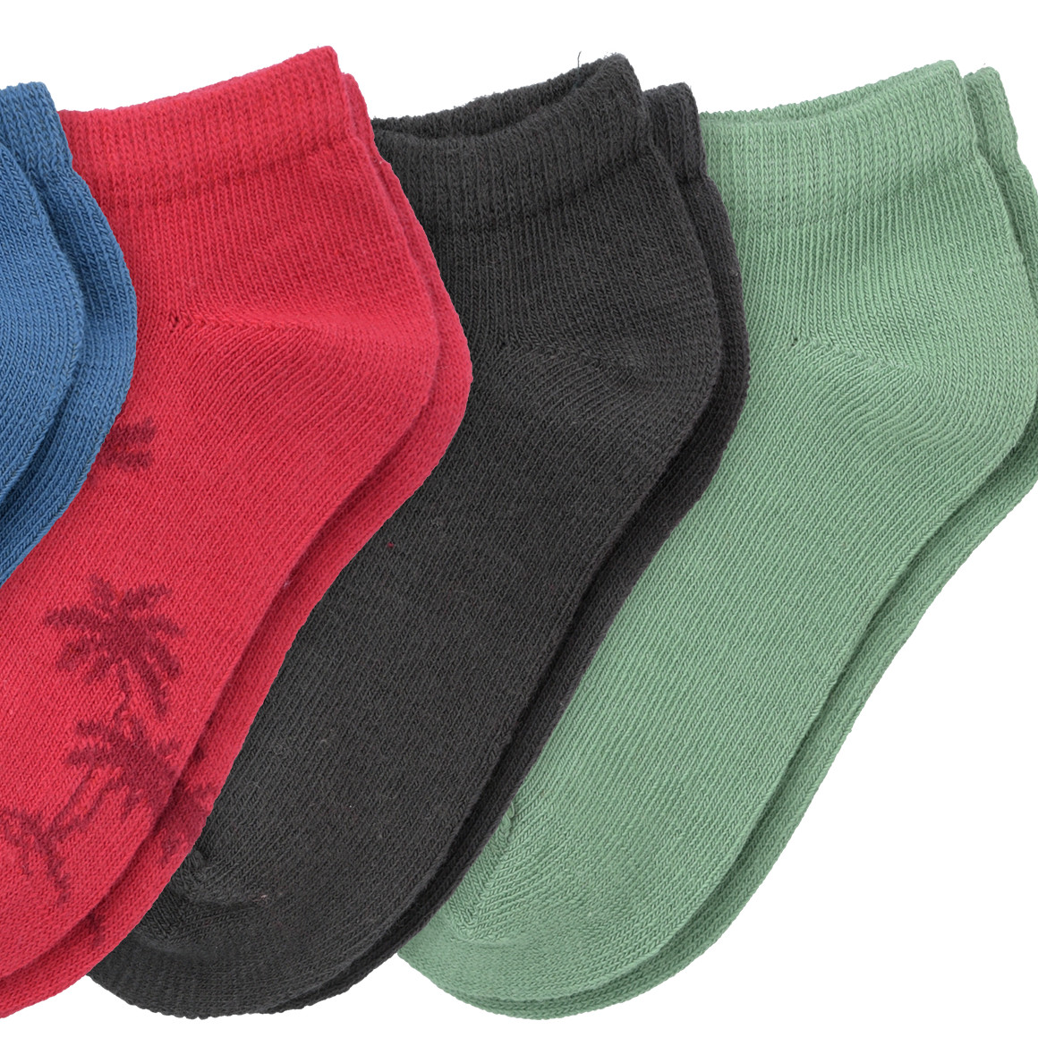 5 Paar Baby Sneaker-Socken mit Tier-Motiven