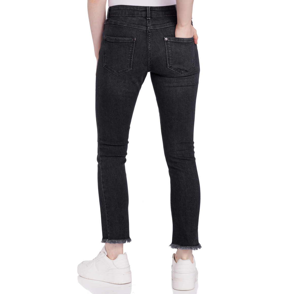 Damen Straight-Jeans im 5-Pocket-Style