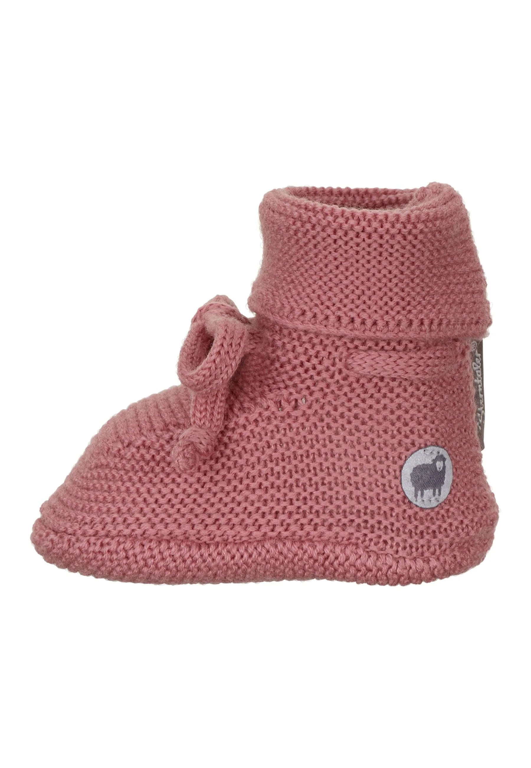 Strick-Schuh aus Wolle (Merino) zum Binden