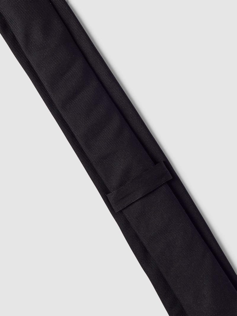 Seidenkrawatte mit Allover-Muster Modell 'Tie' (6 cm) in schwarz