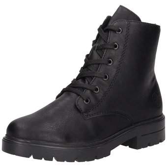 Rieker Schnür Boots in schwarz