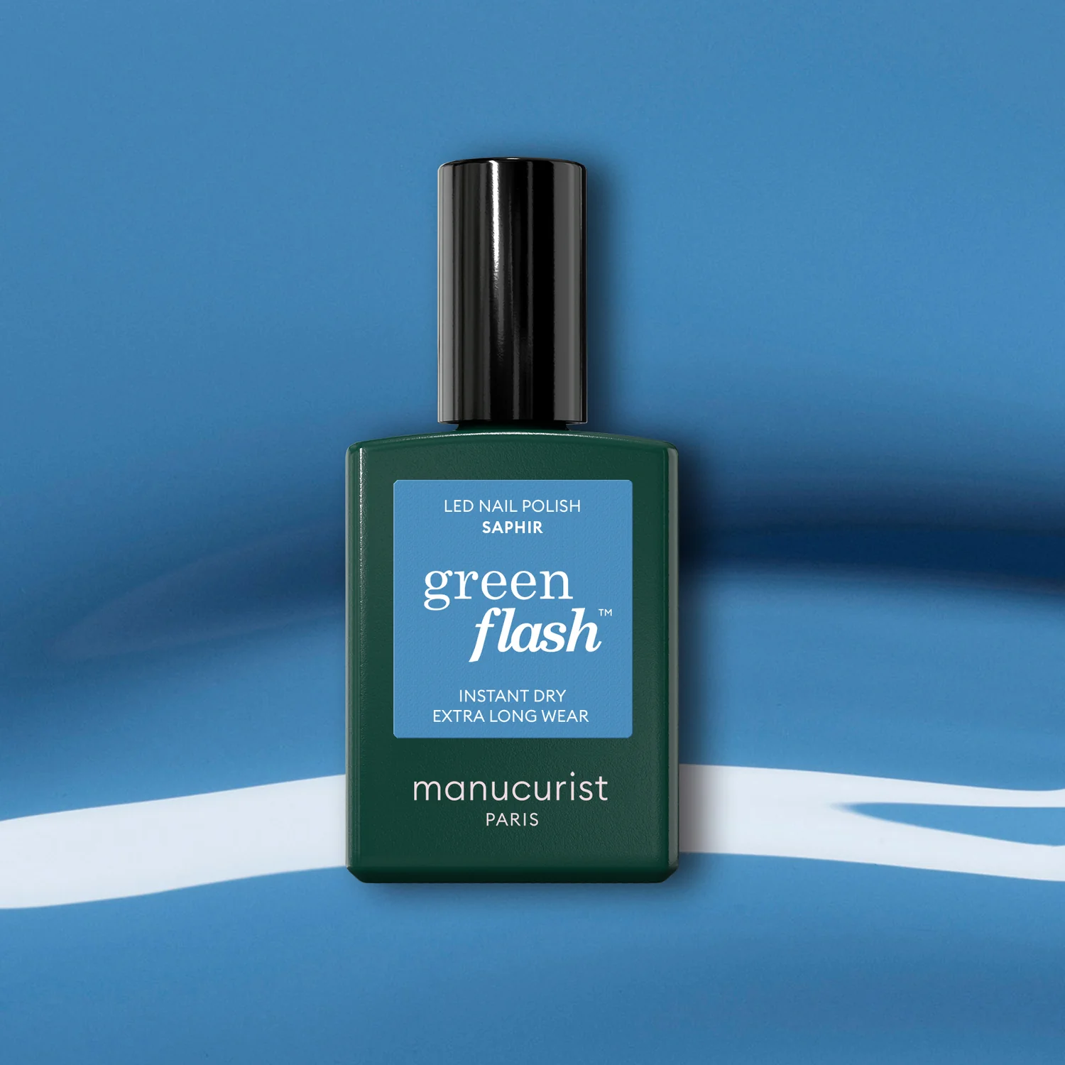 Pusiau nuolatinis LED Green Flash™ - 15 ml safyro spalvos