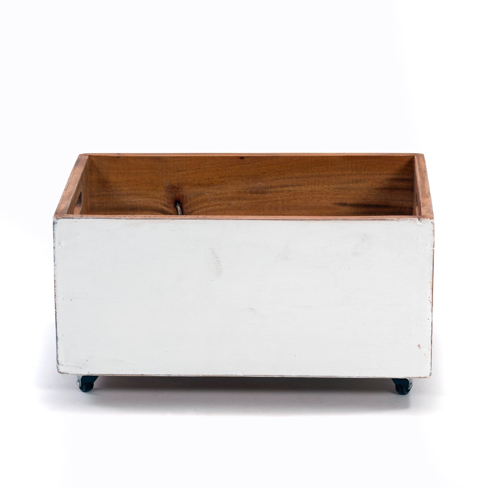 DESIGN DELIGHTS Truhe ROLLBARE HOLZKISTE 