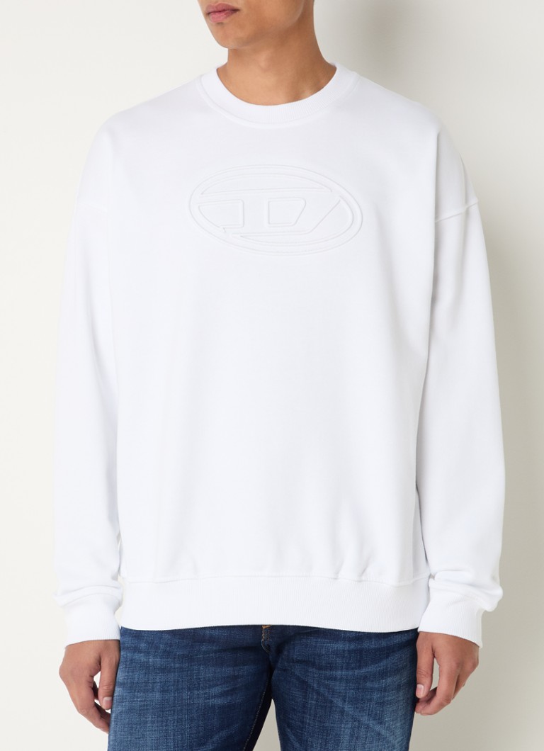Tricou Diesel S-Mart-Bigoval cu logo imprimat 3D
