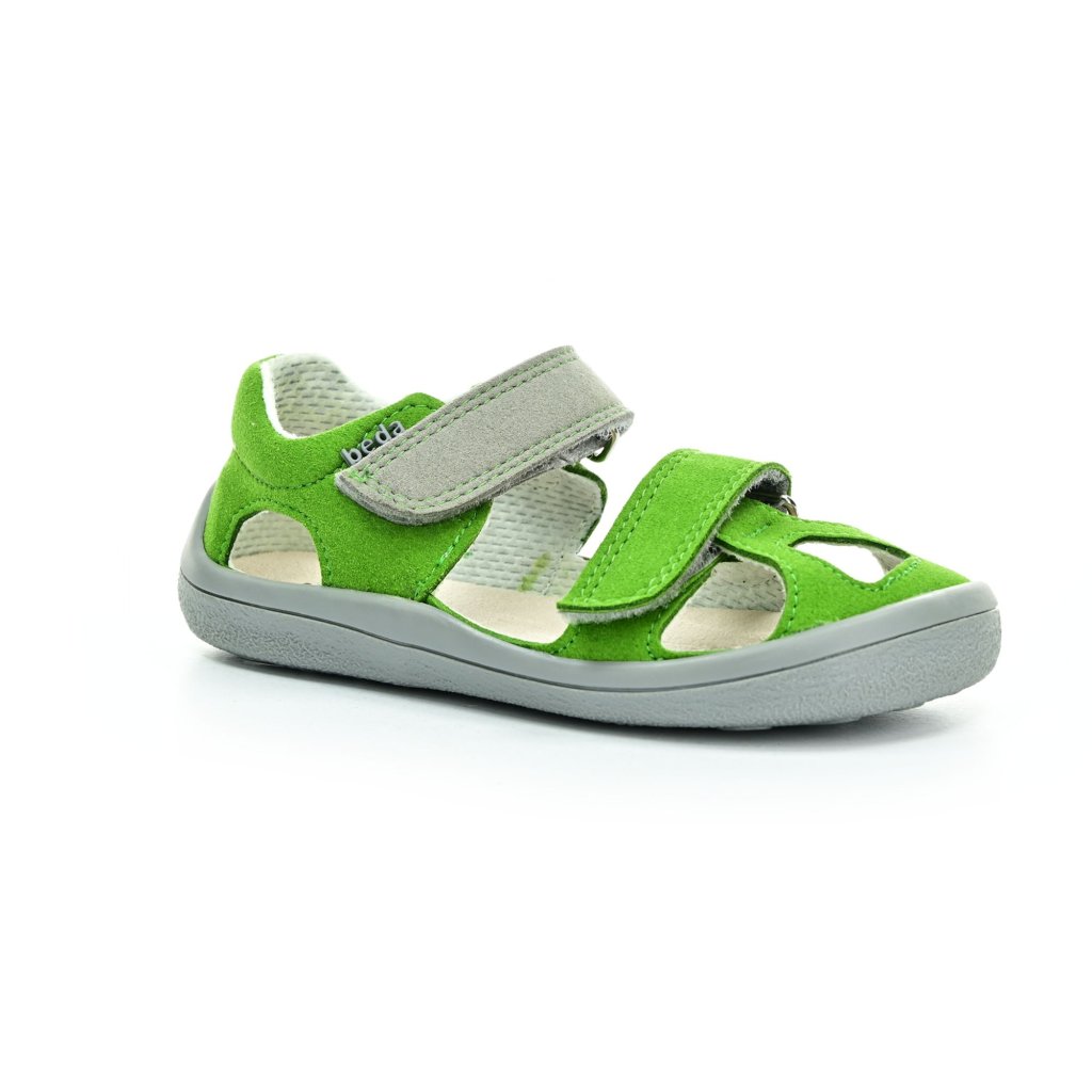 Beda Jimmy grüne Barfußsandalen (BF 170050/SD/W/B)