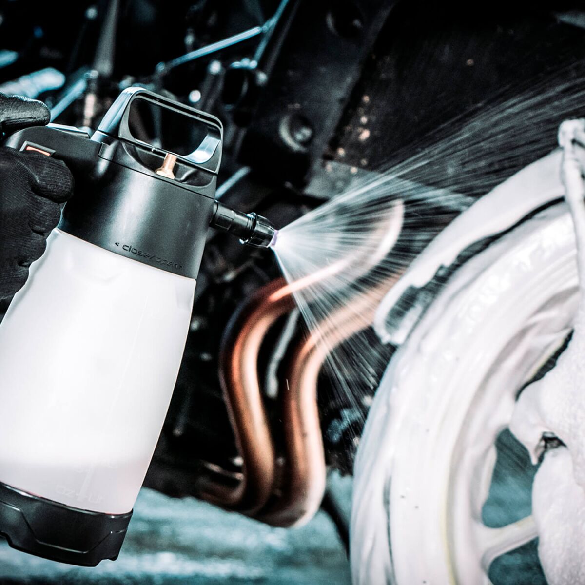 IK Foam Pro 2  Schaumsprühflasche mit Kompressorventil 1,25L