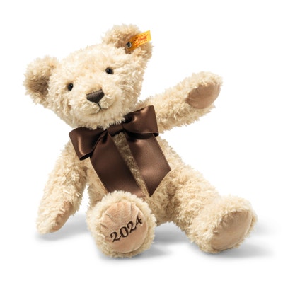 Cosy Jahresbär 2024, 34 cm, beige