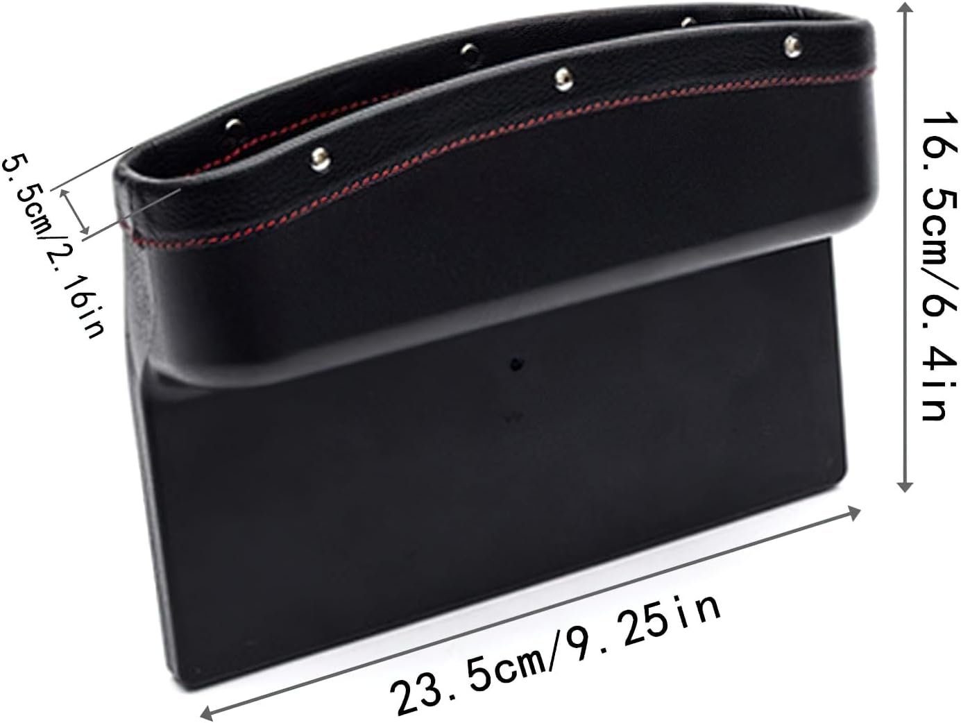 Runxizhou Wandhaken Auto Vordersitz Aufbewahrungsbox, Autositz Organizer (Schwarz)
