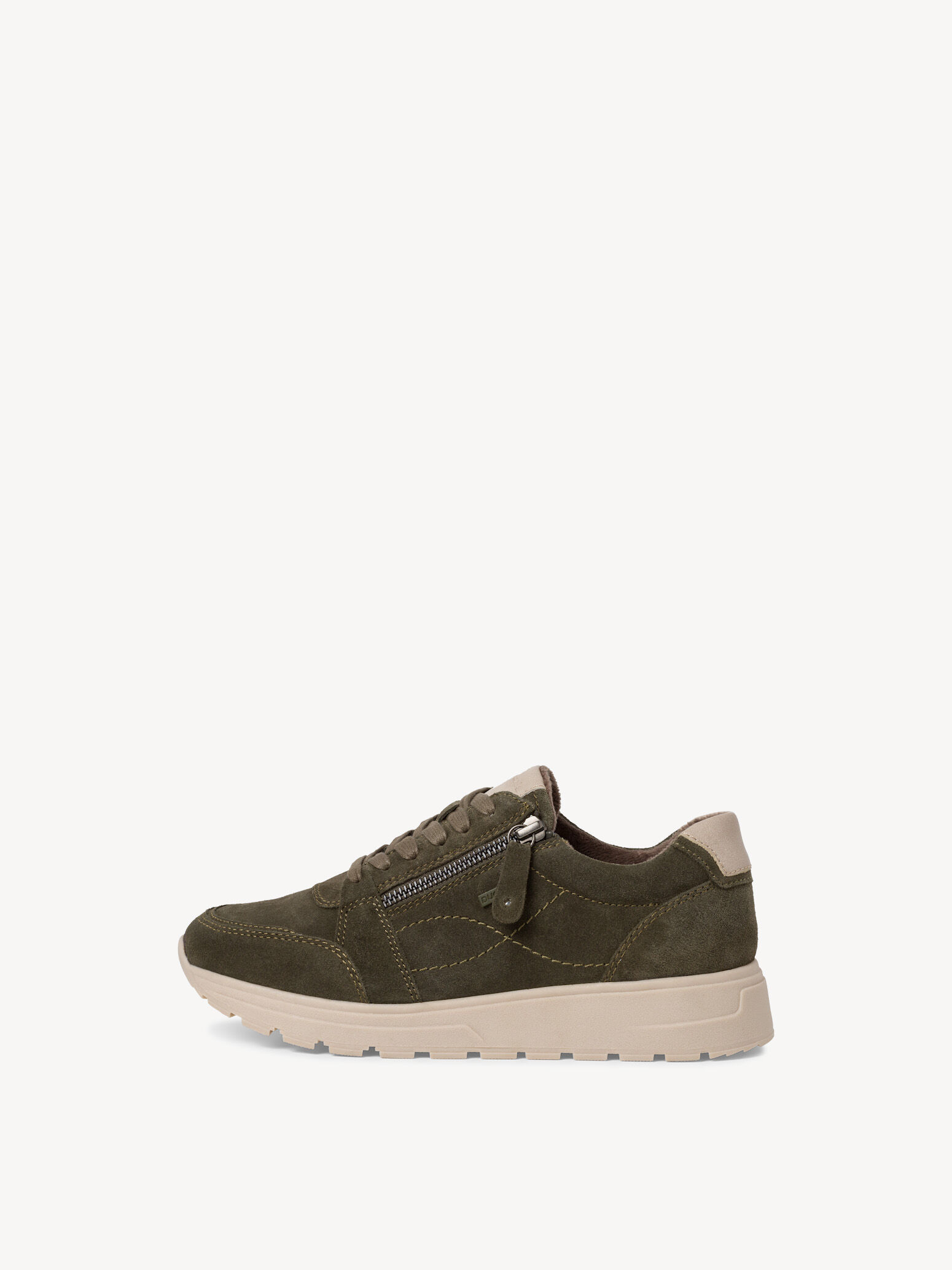 Basket en cuir - vert