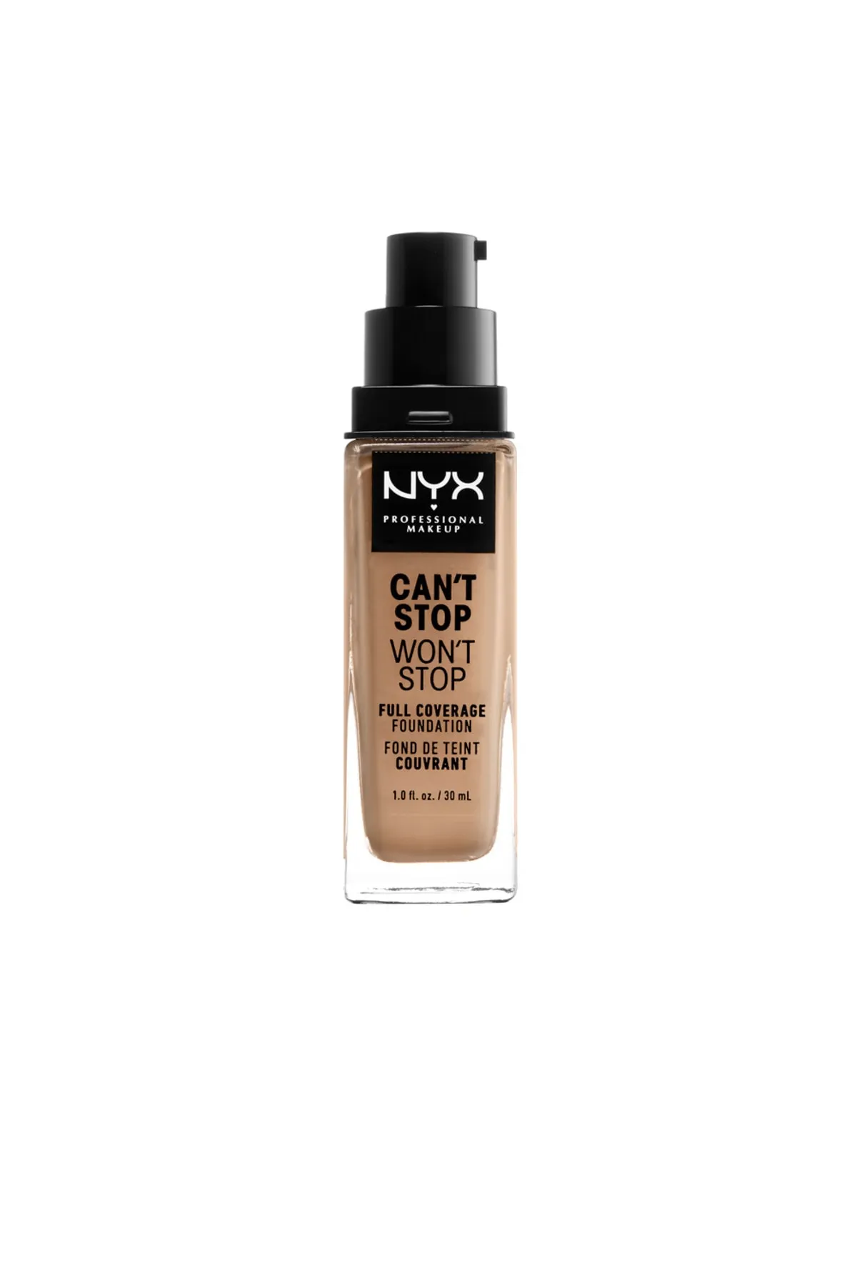 NYX Professional Makeup  Can't Stop Won't Stop Foundation mit vollständiger Abdeckung #classic Tan 30 ml
