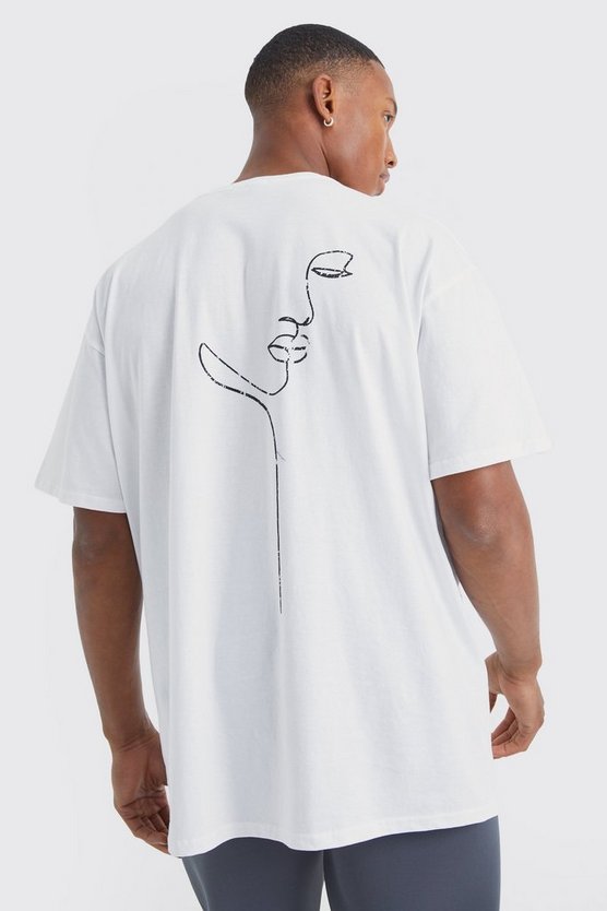 Oversize T-Shirt mit Print