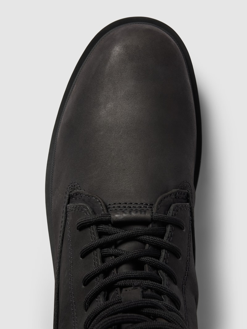 Schnürboots aus Leder Modell 'Adley' in schwarz