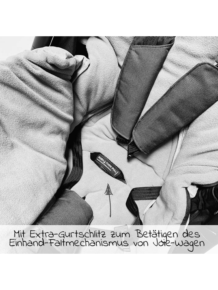 Kaiser Thermo-Fleece Fußsack Lukky für Joie-Kinderwagen - in schwarz günstig kaufen onesize