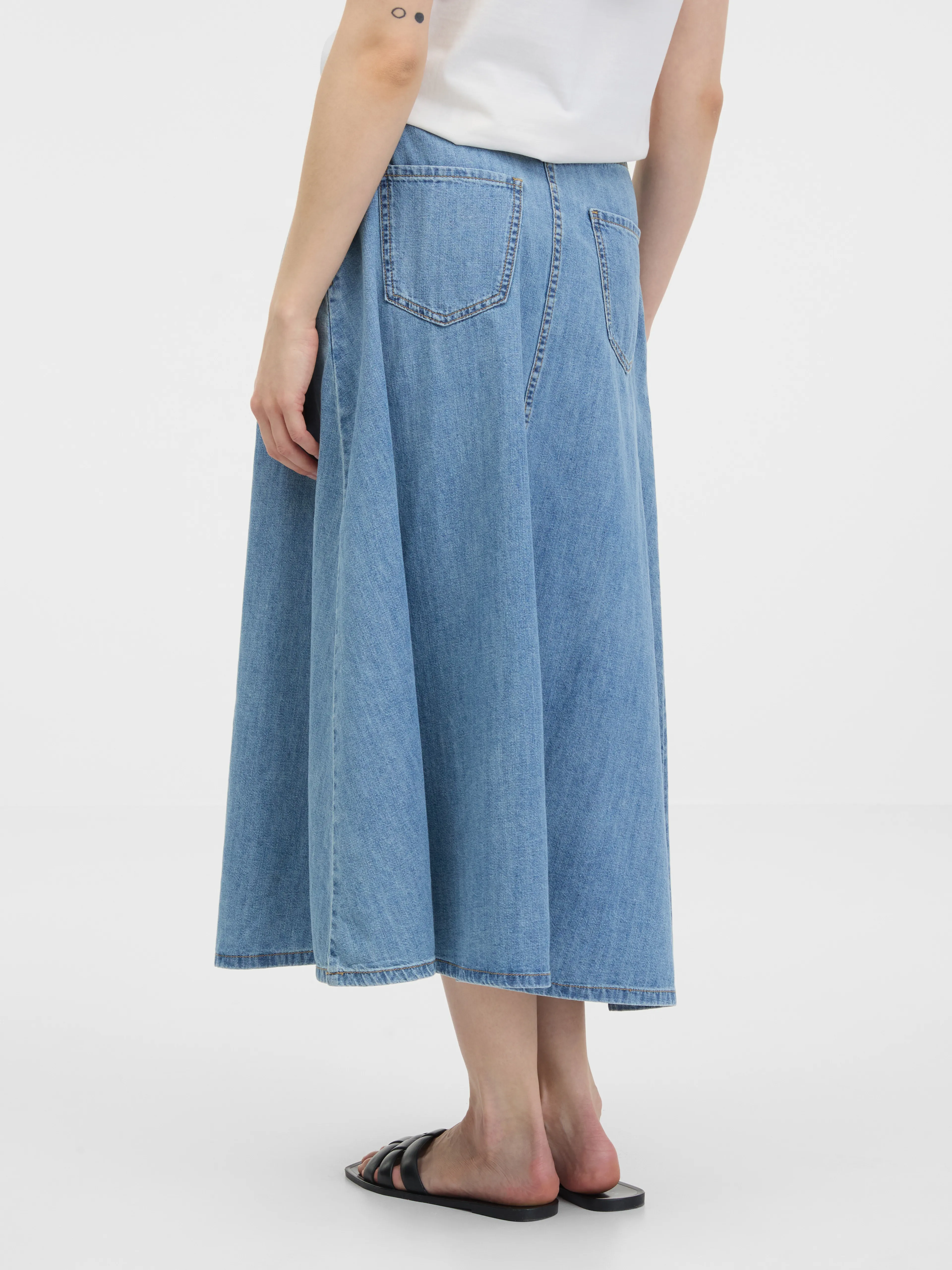 Hellblauer Damen-Jeansrock ORSAY