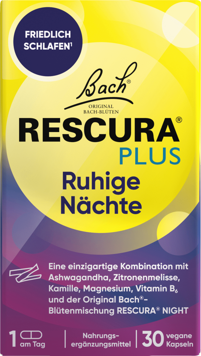 Ruhige Nächte Bachblüten Kapseln, 30 St