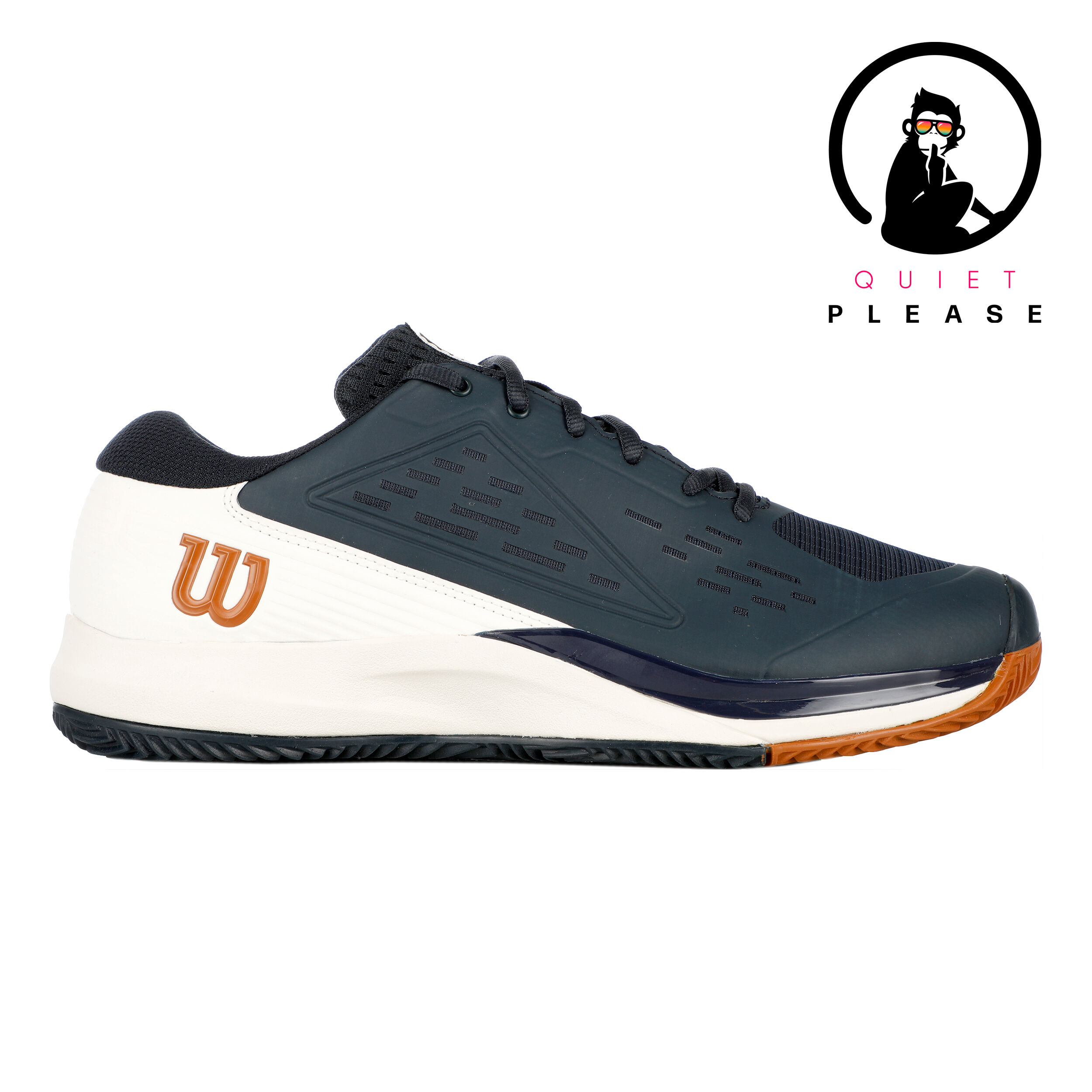 Rush Pro Ace Quiet Please Sandplatzschuh Herren - Dunkelblau, Weiß