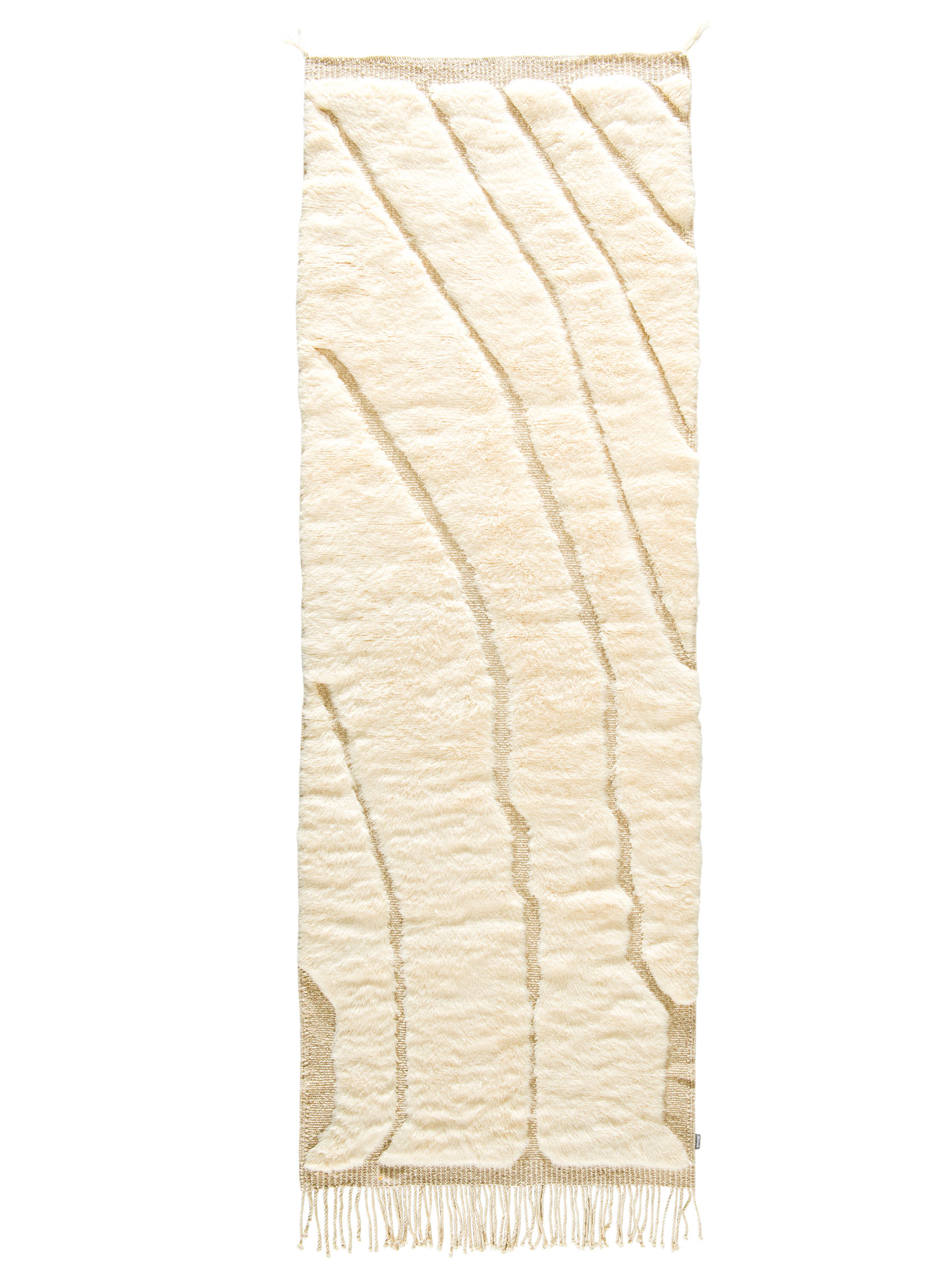 Beni Ourain ca. 100 x 308 cm, Unikat / Einzelstück