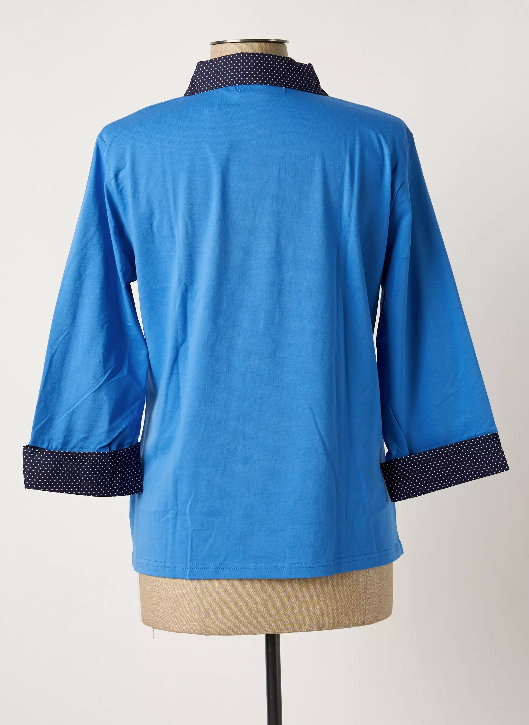 Soie Pour Soi Tops Femme couleur bleu
