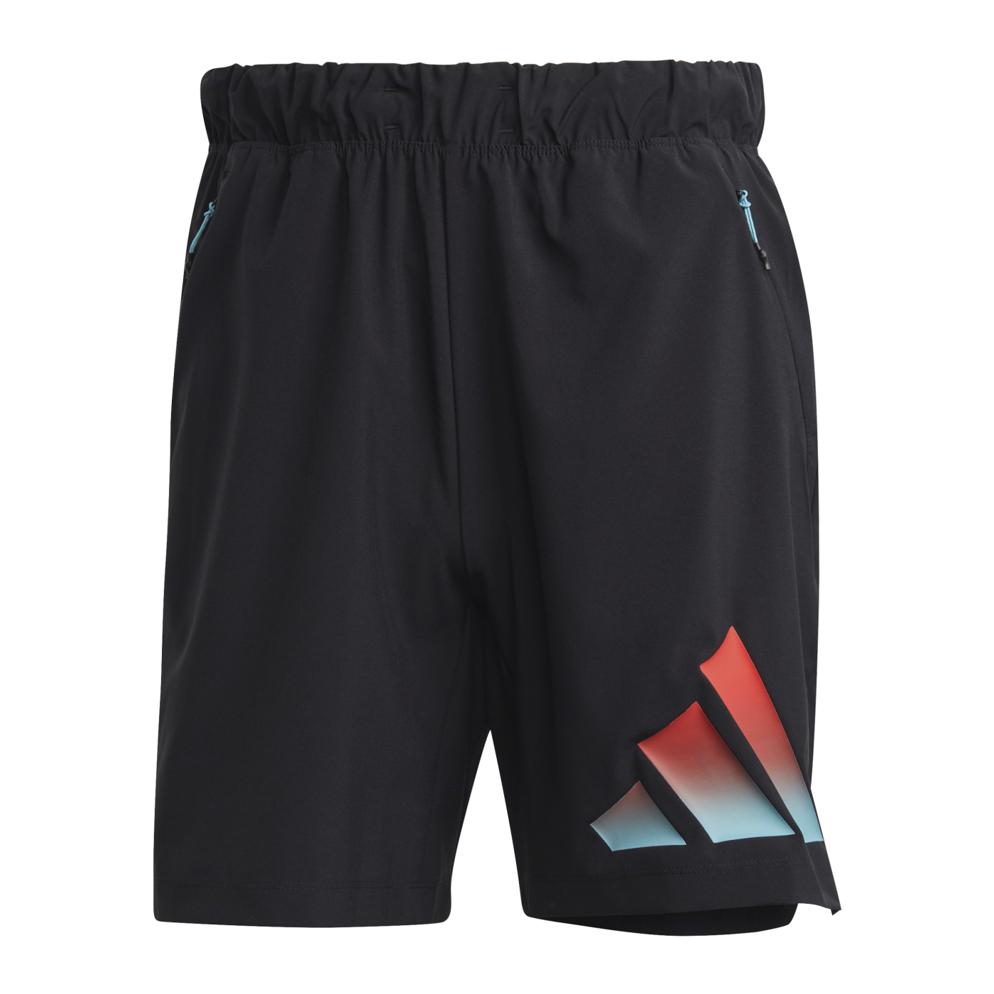 adidas 3Bar Short Schwarz Rot Blau