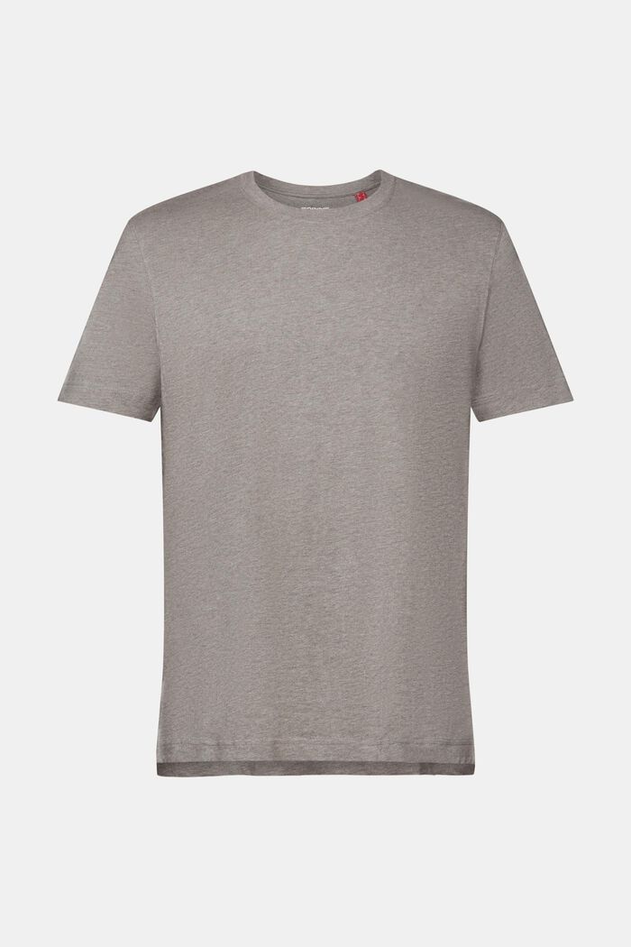 Rundhals-T-Shirt, 100 % Baumwolle