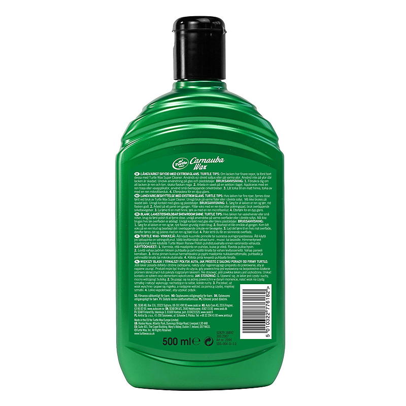 Turtle Car wax Carnauba, 500 ml, Turtle wax