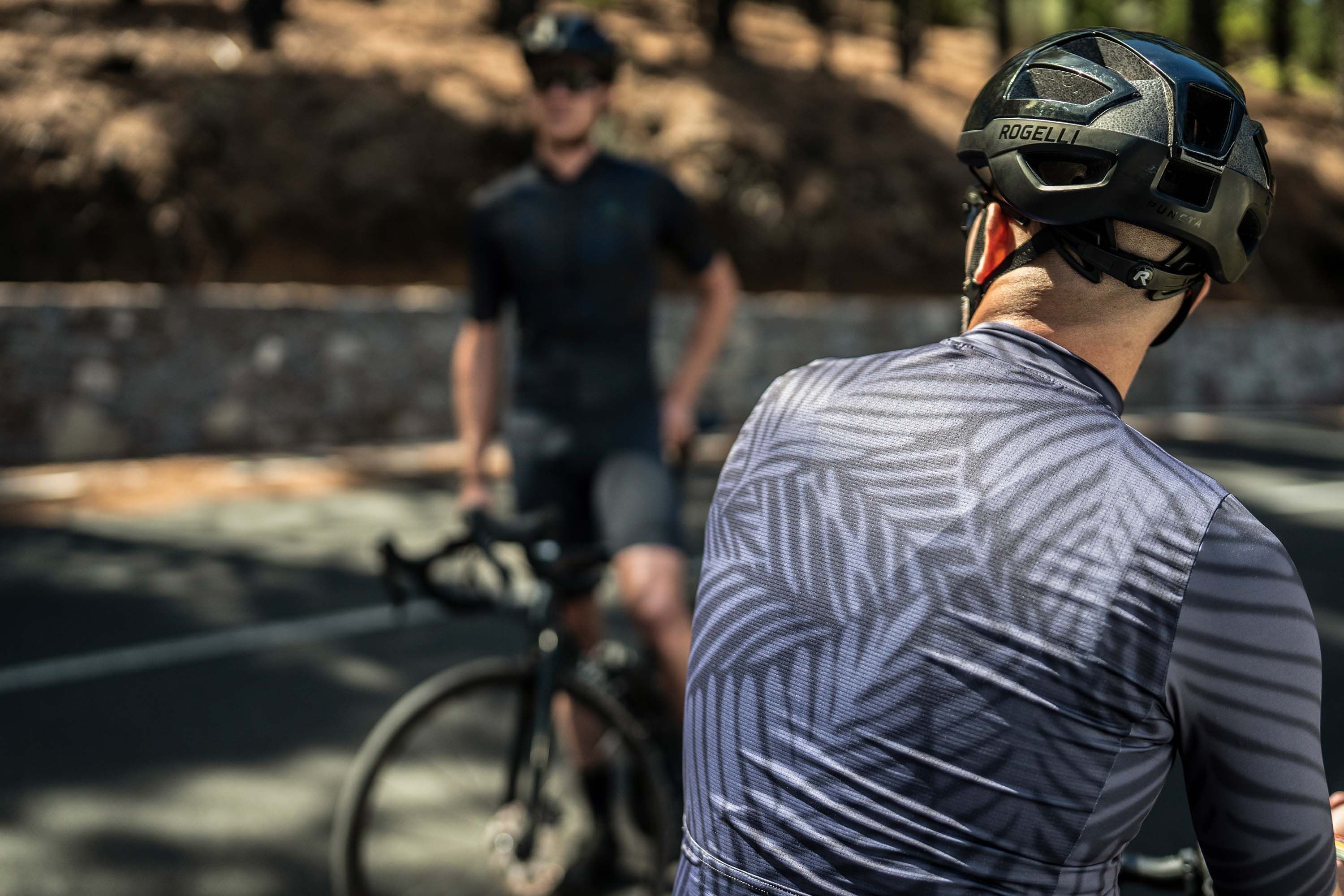 Rogelli Jungle Grau Herren Radtrikot Kurzarm