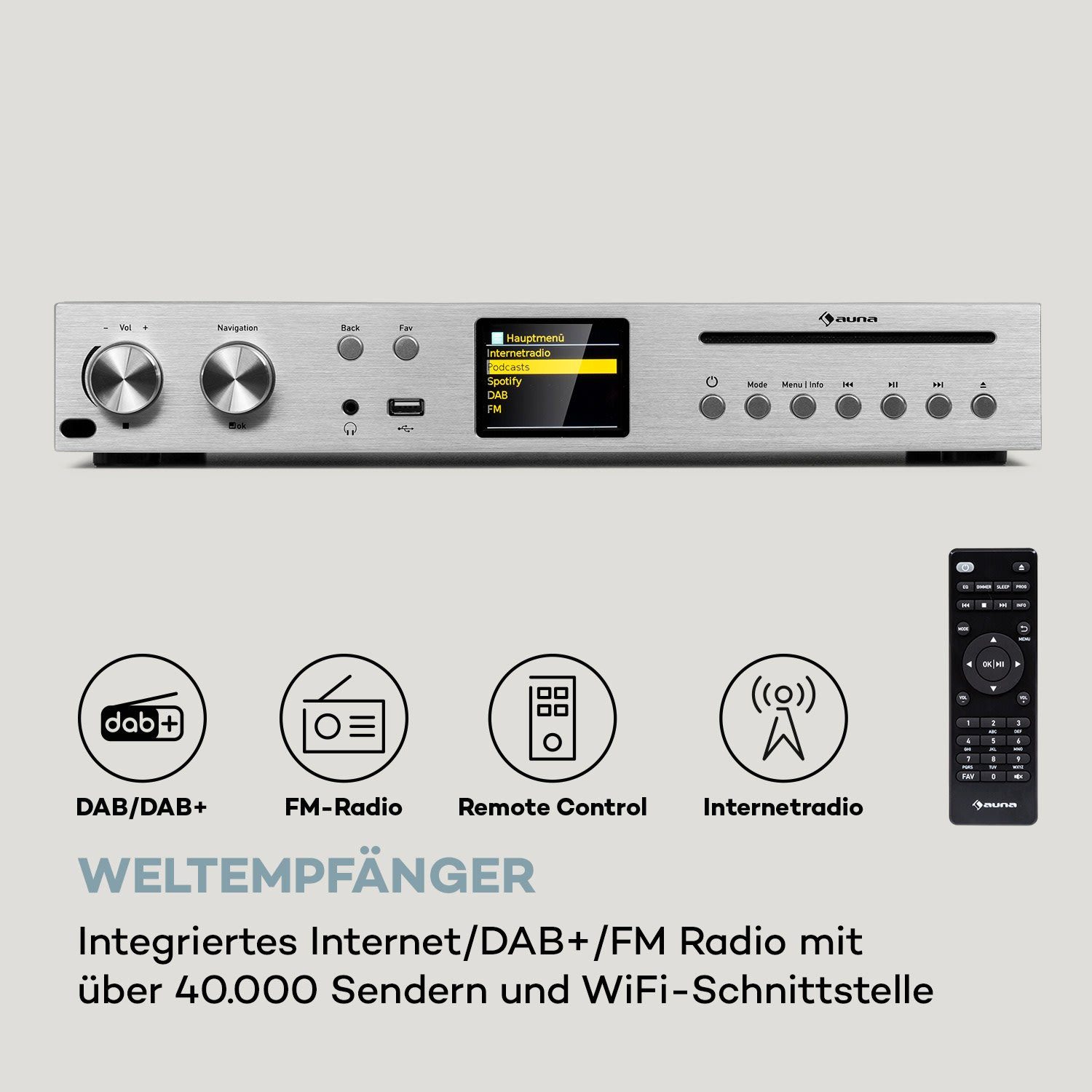 Auna Silver Star Audioverstärker