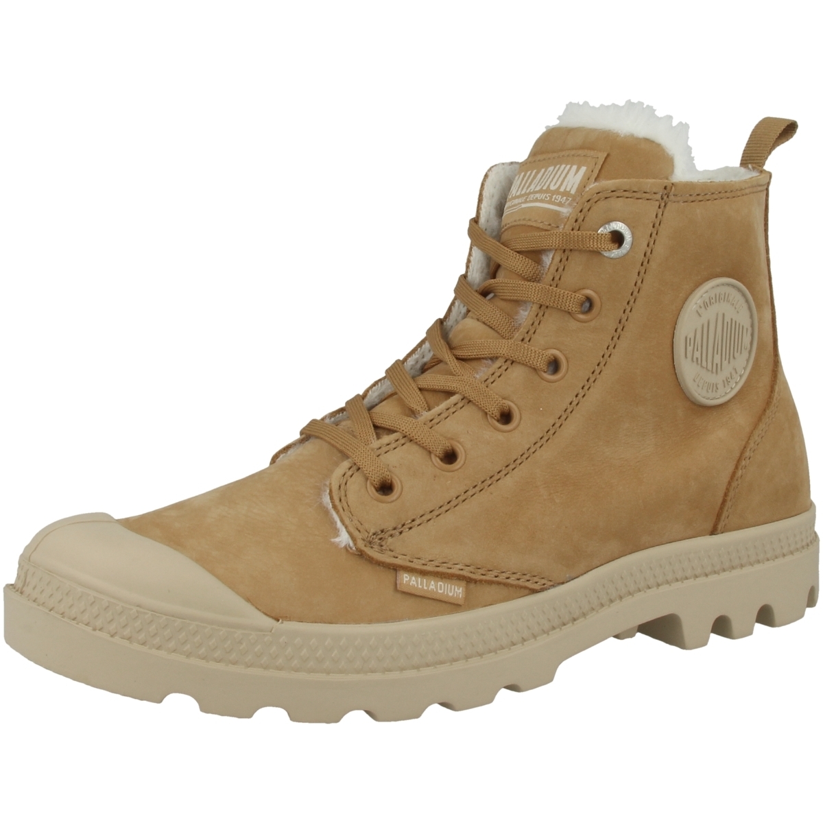 Palladium Pampa Hi Zip Wool Schnürboots braun