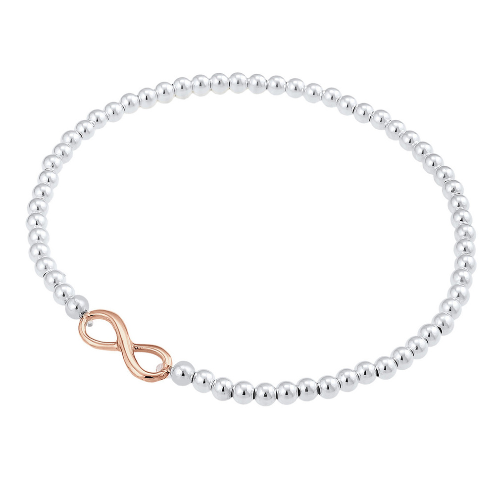 Elli Elli Bracelet Infinity Unendlichkeit 925 Silber rosé Bracelet