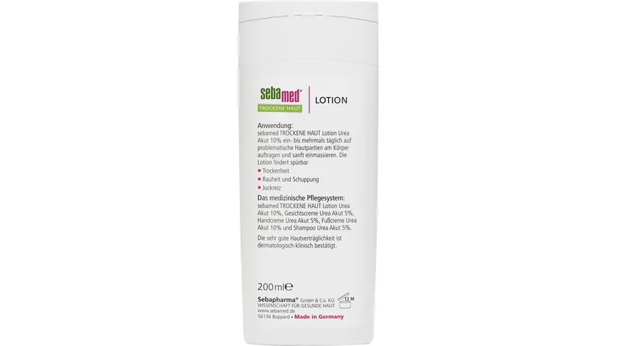 Sebamed Trockene Haut Urea Aktu Lotion 200 ml