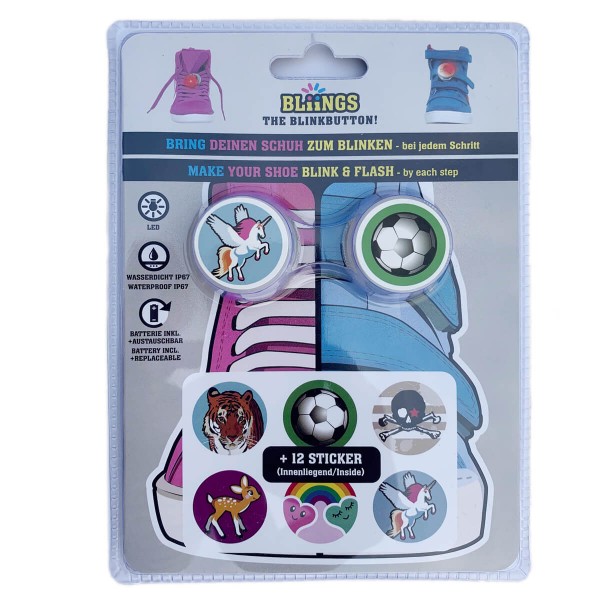 BLiiNGS ~ LED-Blinkbutton ~ 2er-Set