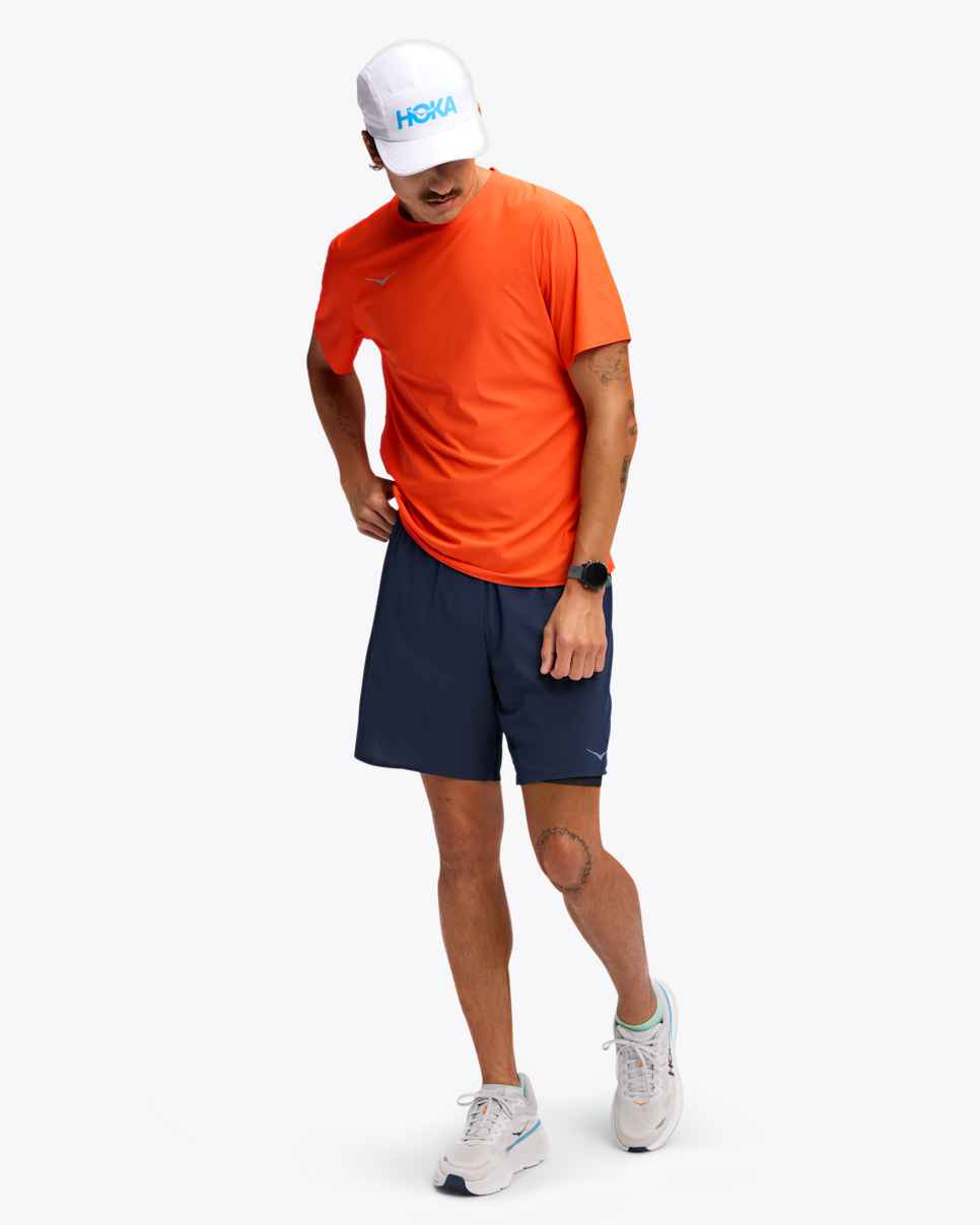 Glide 7-tommers shorts 2-i-1 Midnight Blue