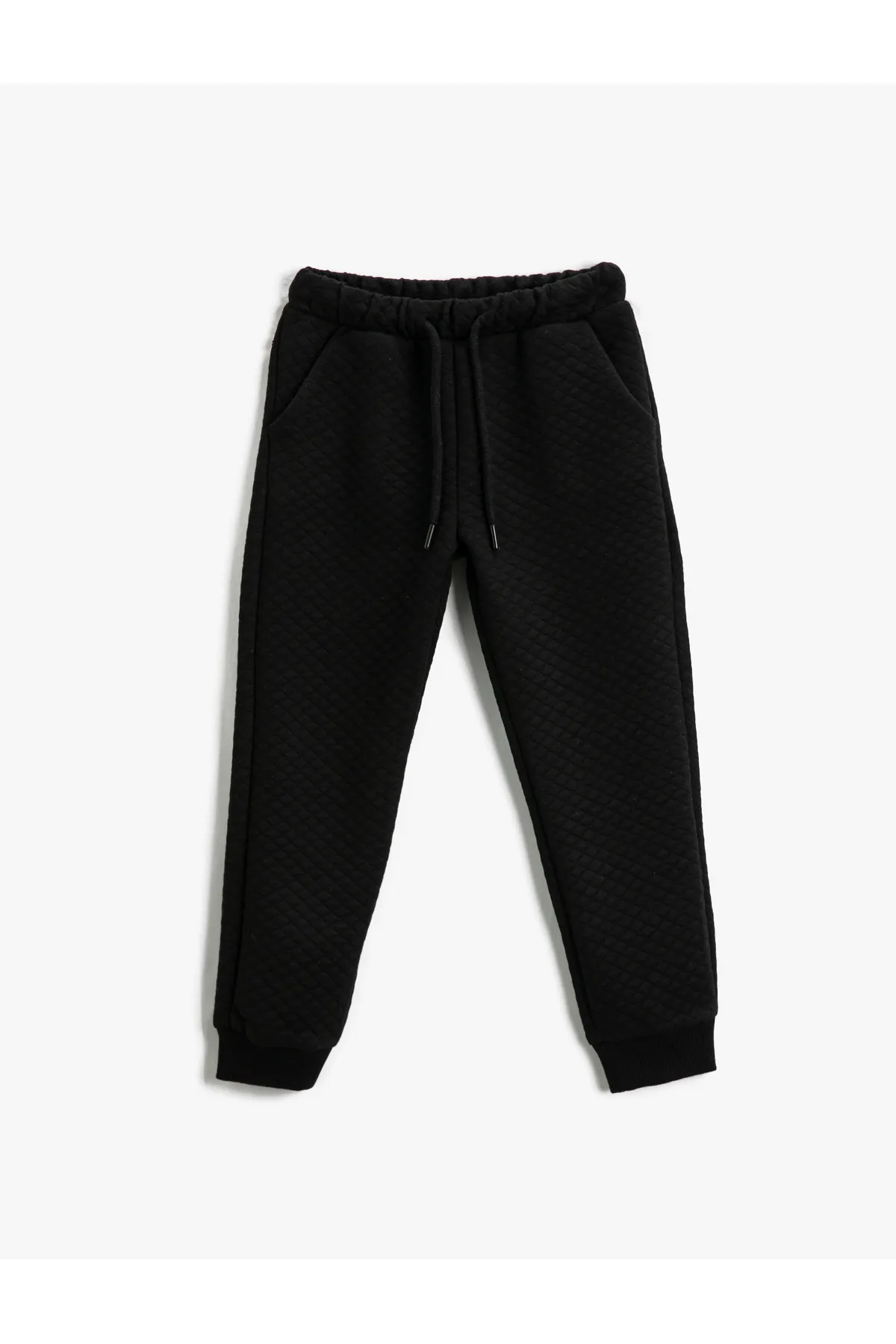 Koton  Basic-Jogger-Jogginghose mit gesteppter Taille und Bindeband