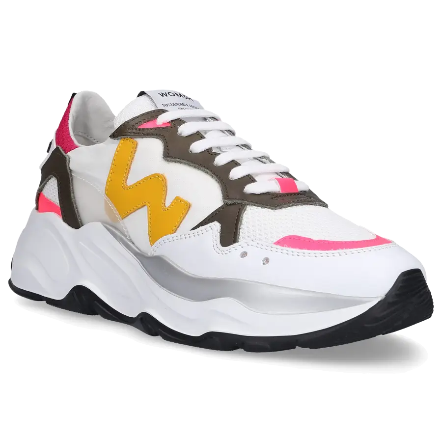 WOMSH - Sneaker low FUTURA Apple Skin VEGAN Logo weiß - weiß