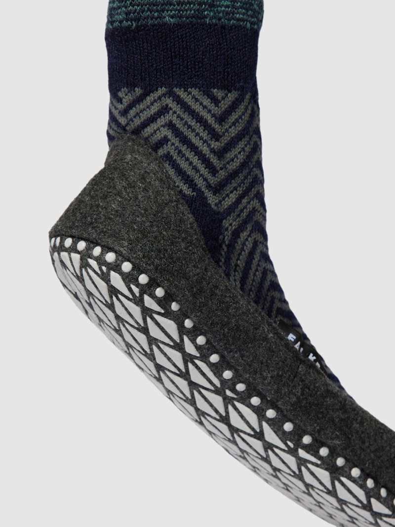 Hausschuhe mit Anti-Slip-System Modell 'COSYSHOE' in petrol