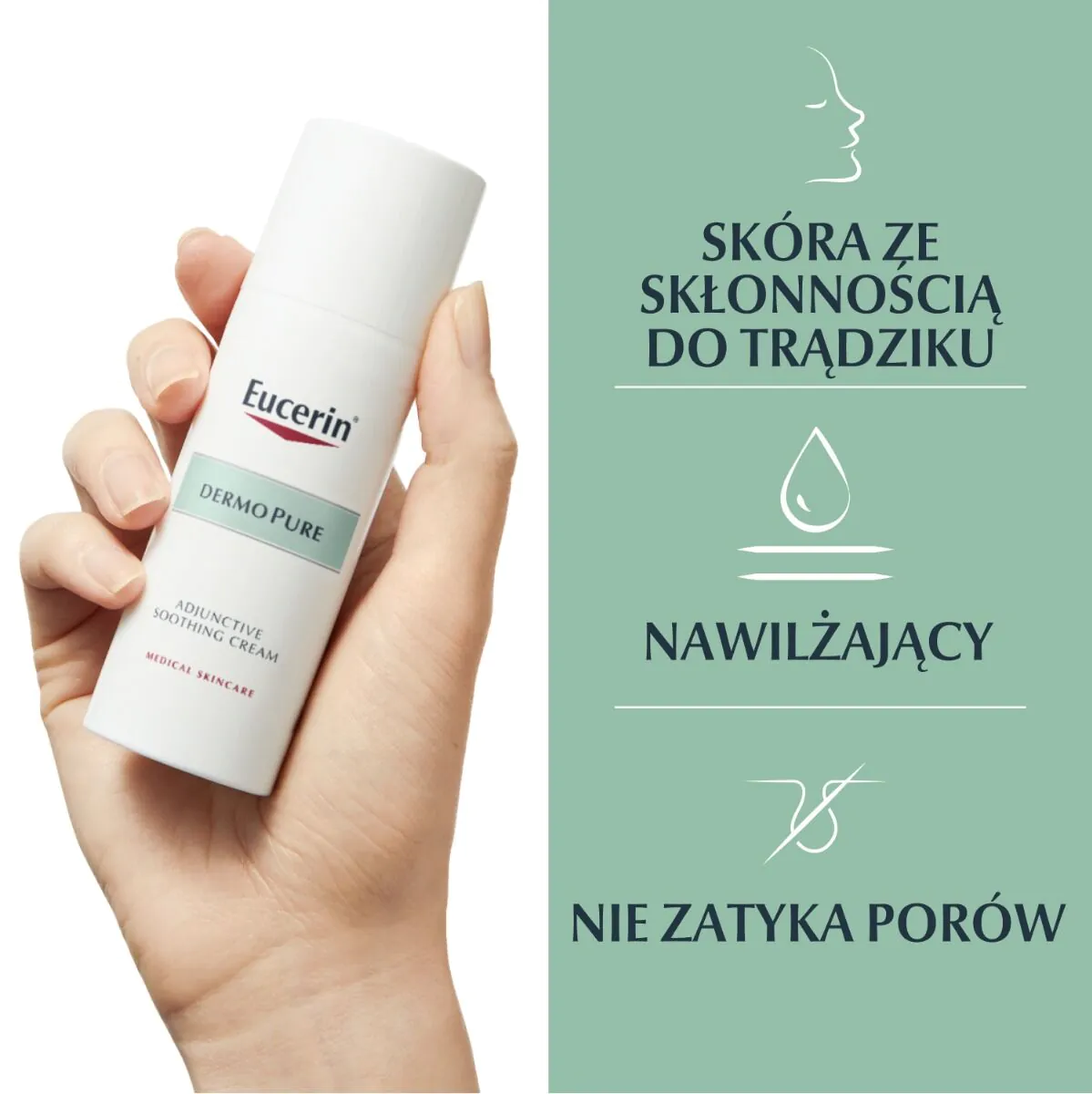 Eucerin Dermopure umirujuća krema za tretman protiv akni