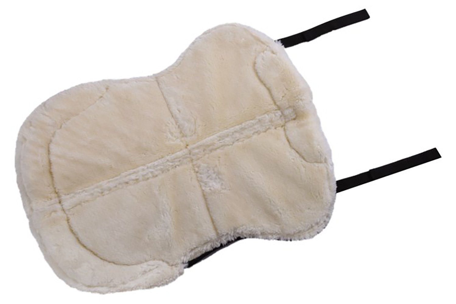 Kerbl Pferde-Satteldecke Korrektursattelkissen, Antislip, schwarz, Webpelz, Full, 3297729
