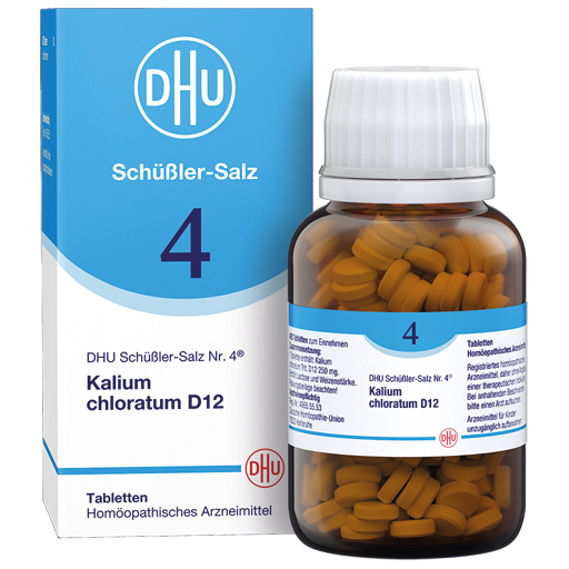 BIOCHEMIE DHU 4 Kalium chloratum D 12 Tabletten  420 St  Tabletten