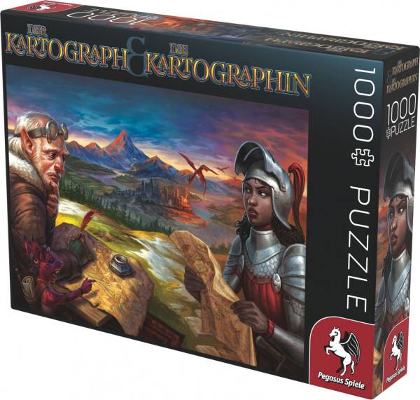 Puzzle Motiv Kartograph, 1.000 Teile