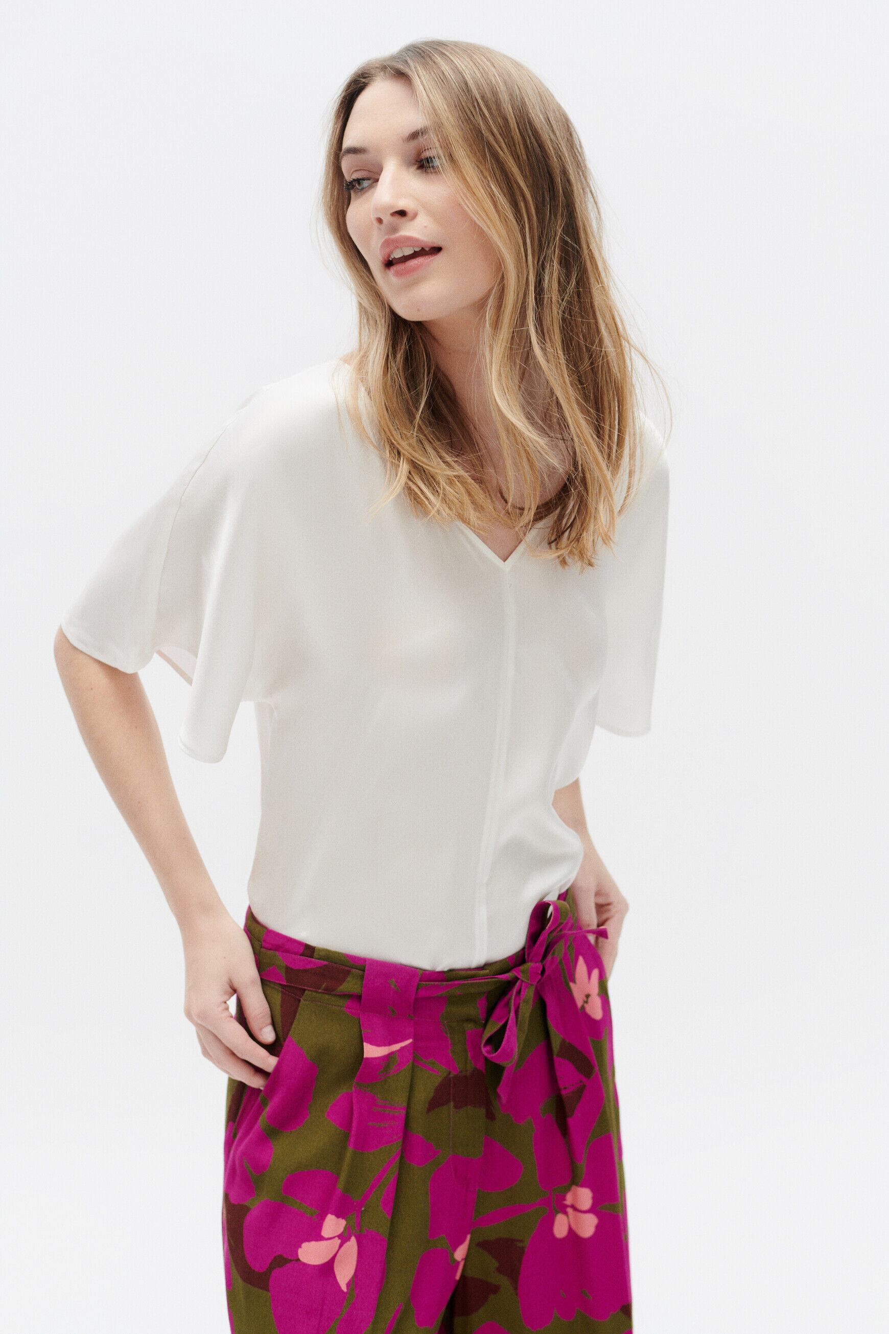 Blouse cselma ivoire femme