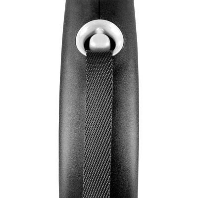 flexi Black Design Gurt-Leine schwarz, 5 m