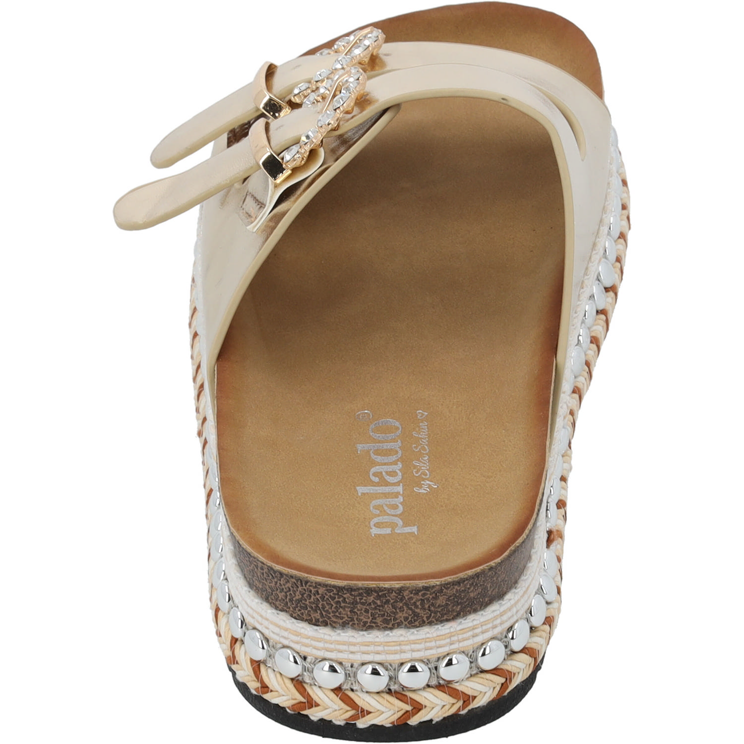 Palado Chag by Sila Sahin, Plateau-Pantoletten, Damen, Gold Metallic