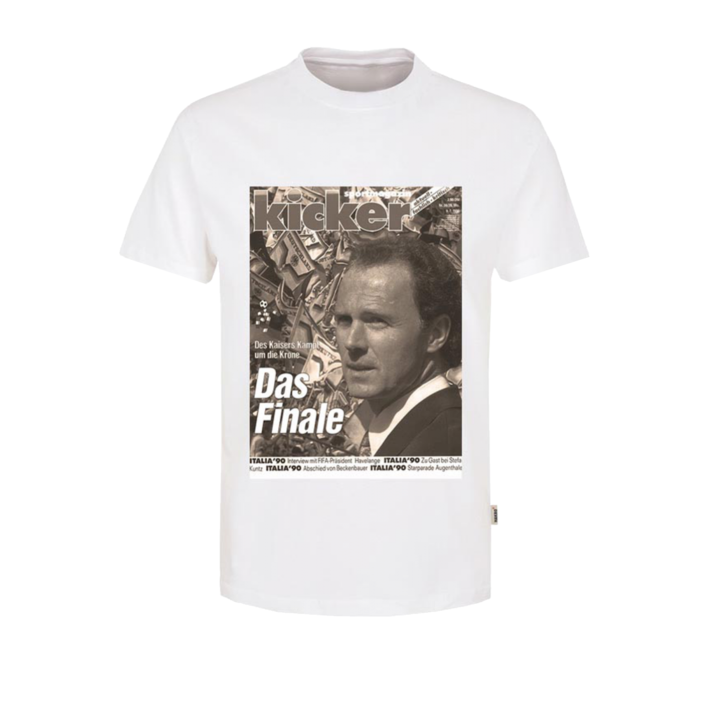 kicker Cover T-Shirt WM 1990 Weiss F01