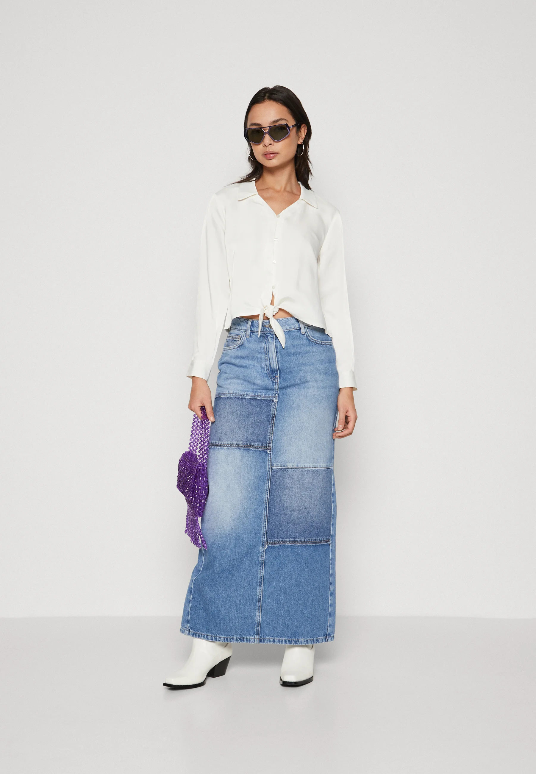 ONLY Petite ONLKIKI SAKA LIFE KNOT SHIRT - Camisa
