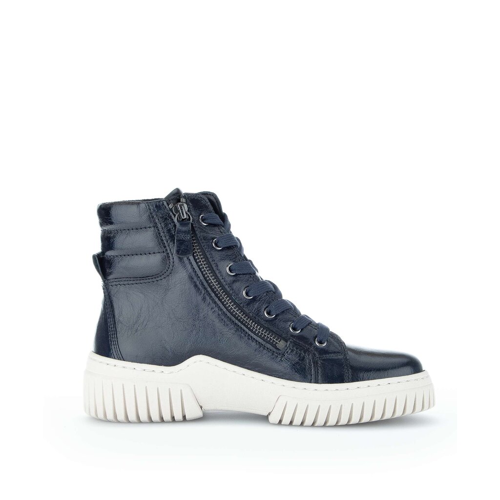 Gabor fashion Schnürstiefelette blau